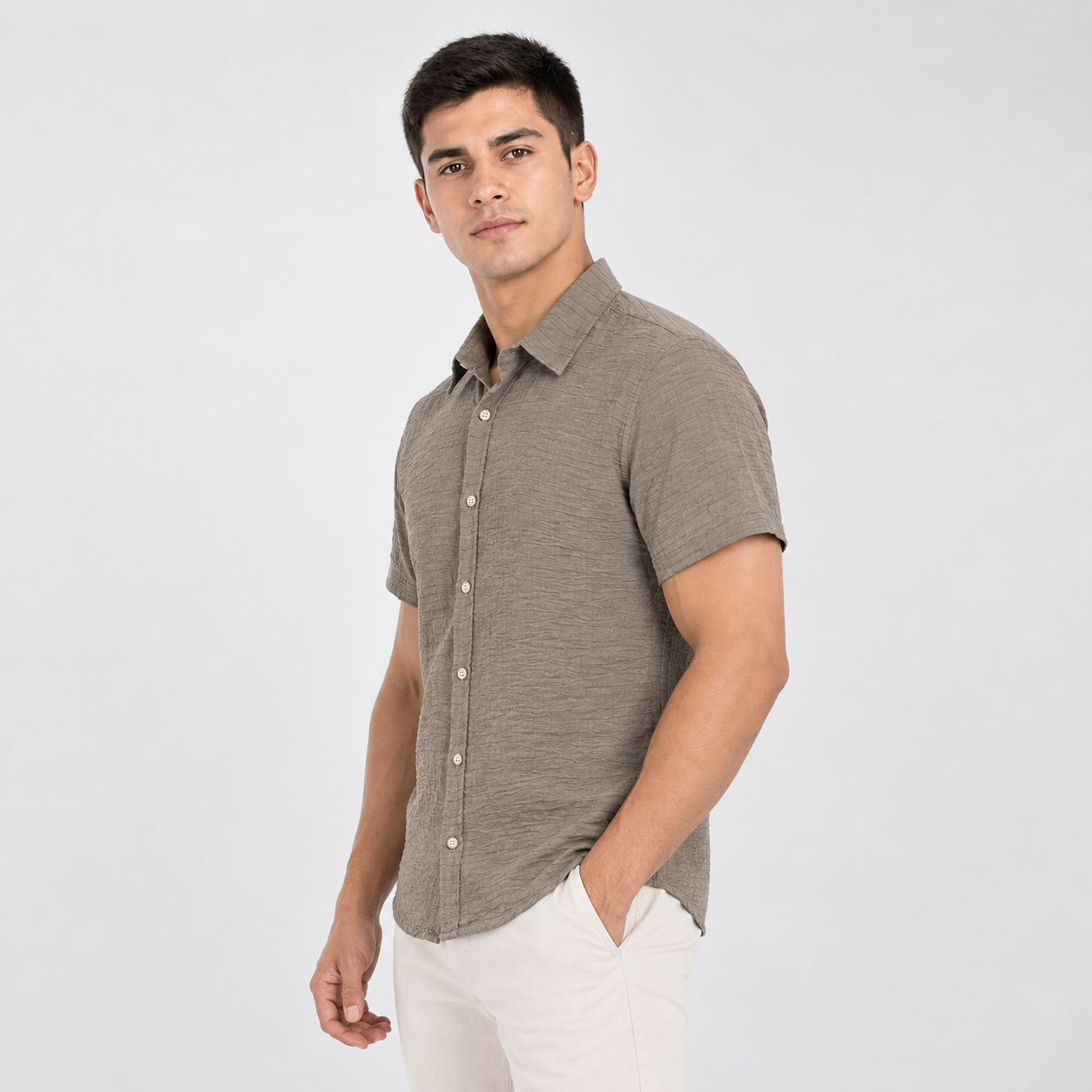 Camisa hombre olive