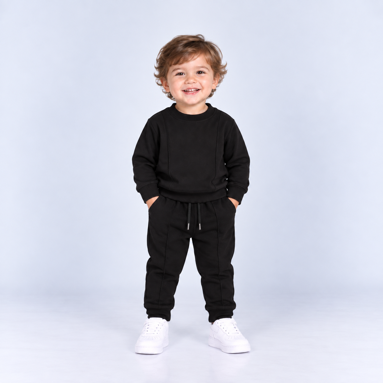 Conjunto baby sudadera negro