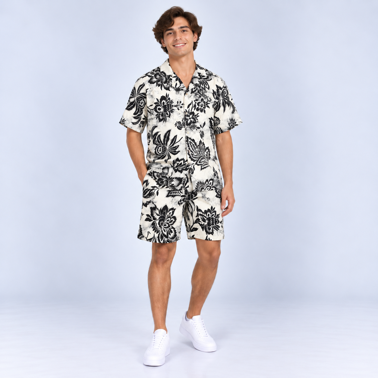 Conjunto hombre Aura floral