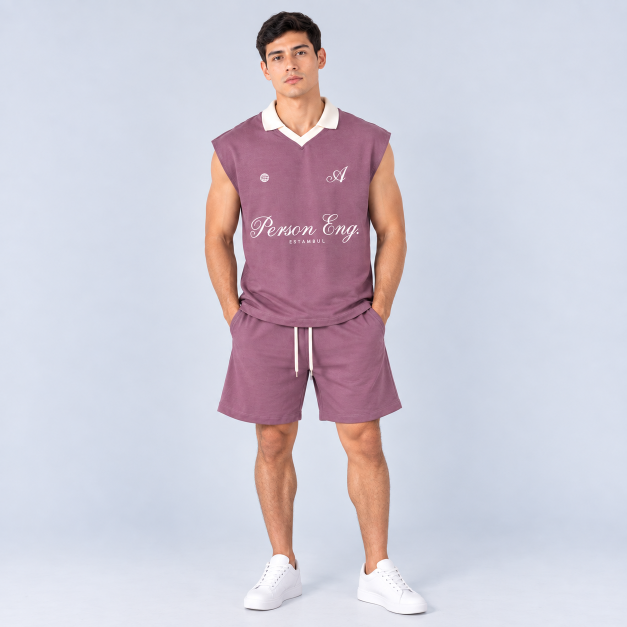 Conjunto hombre textura Person