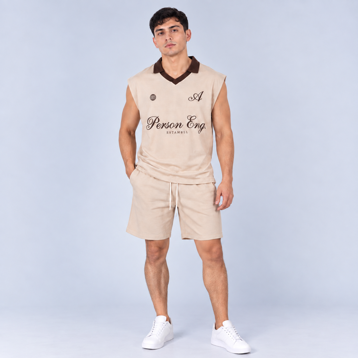 Conjunto hombre textura Person