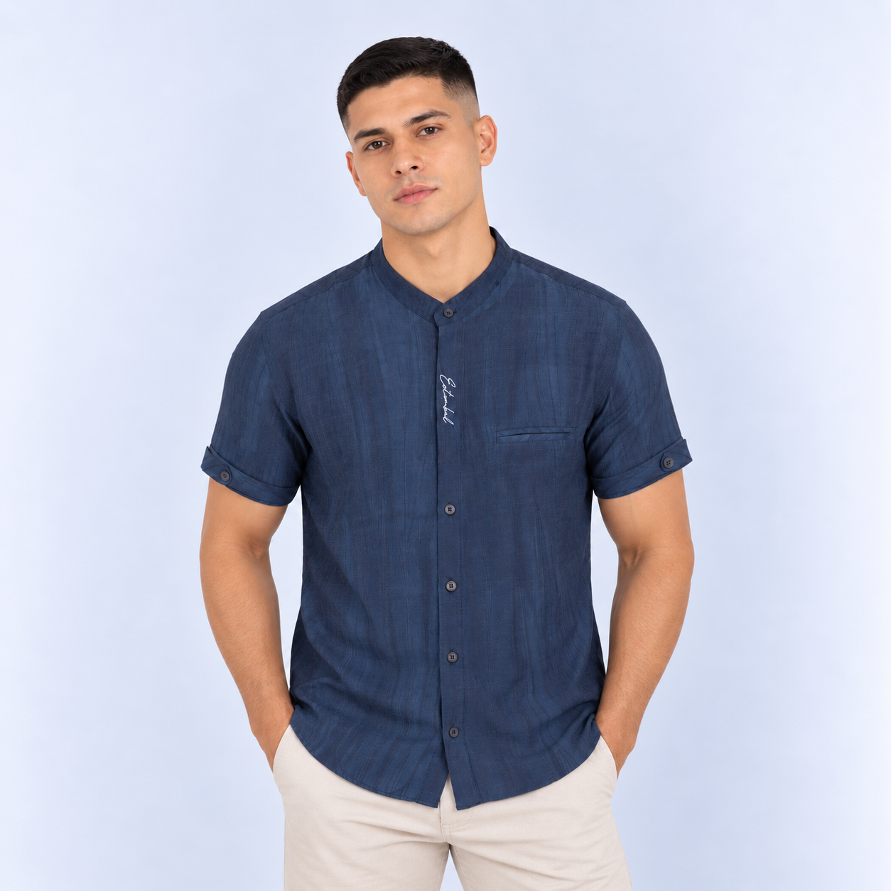 Camisa hombre bordado