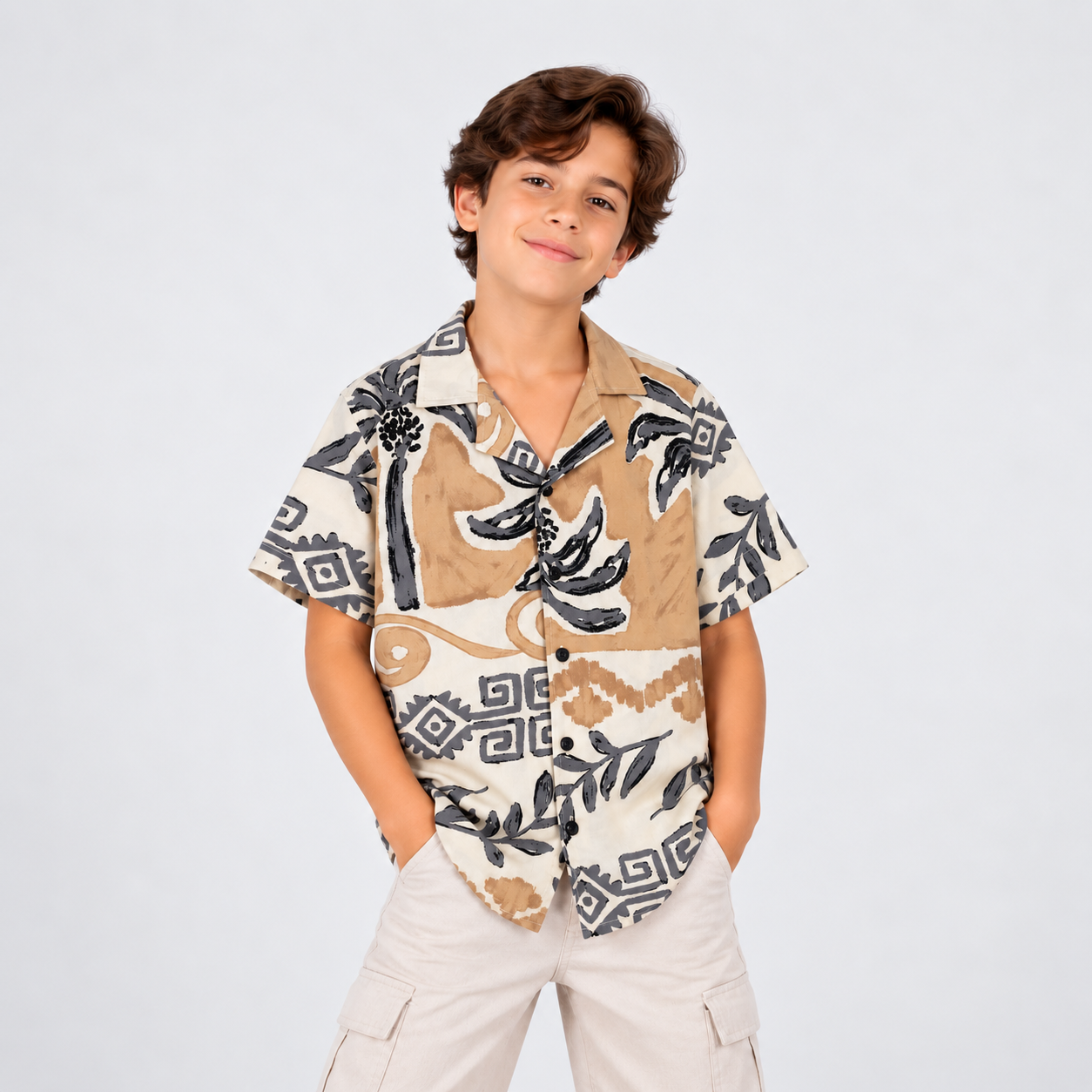 Camisa niño textura