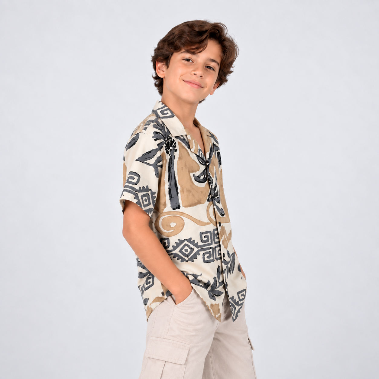 Camisa niño textura