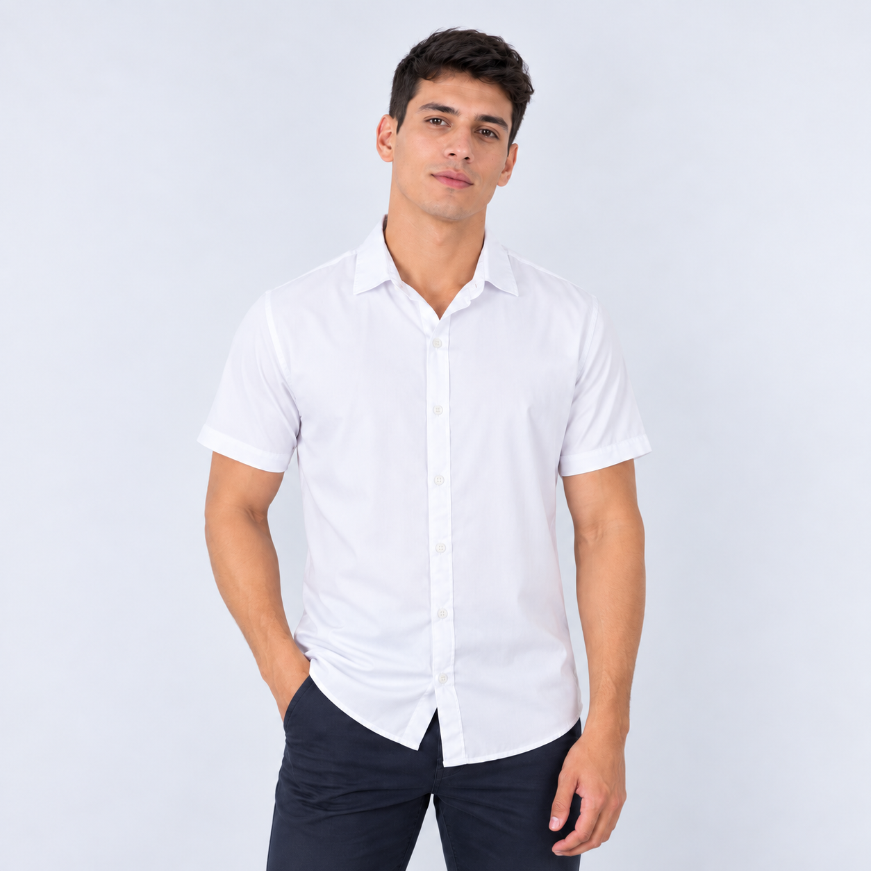 Camisa hombre blanca