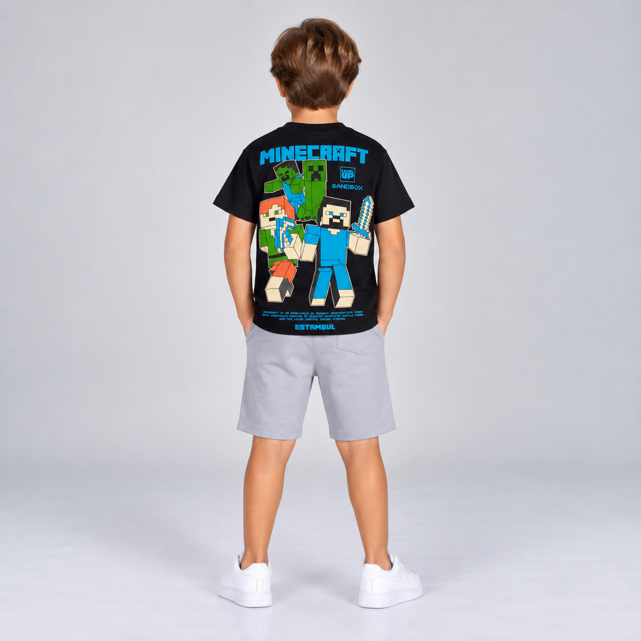 Conjunto niño Minecraft