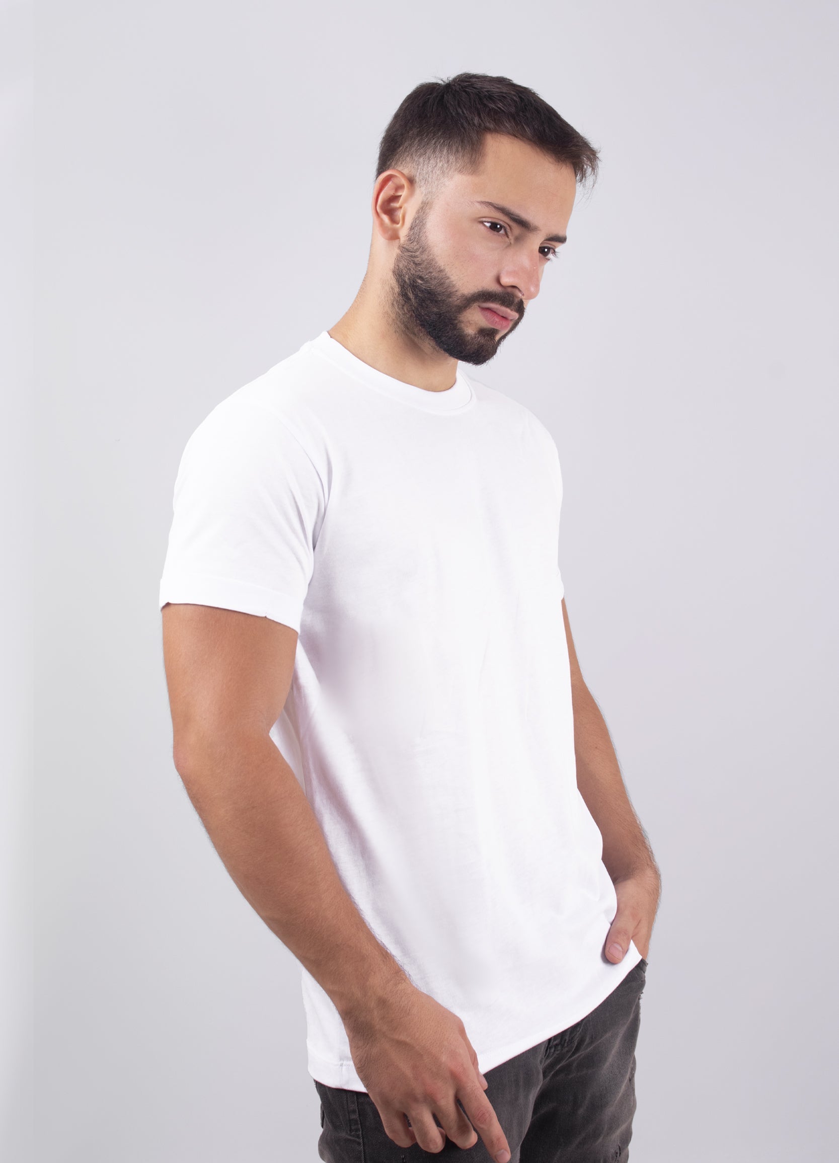 Camiseta hombre Básica  Blanca