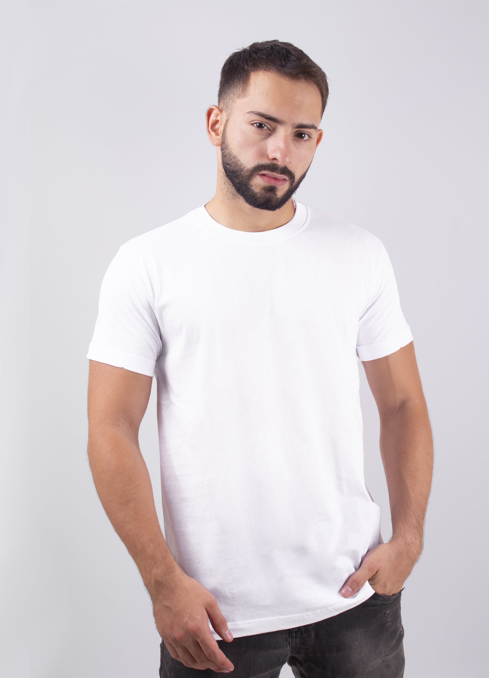 Camiseta hombre Básica  Blanca