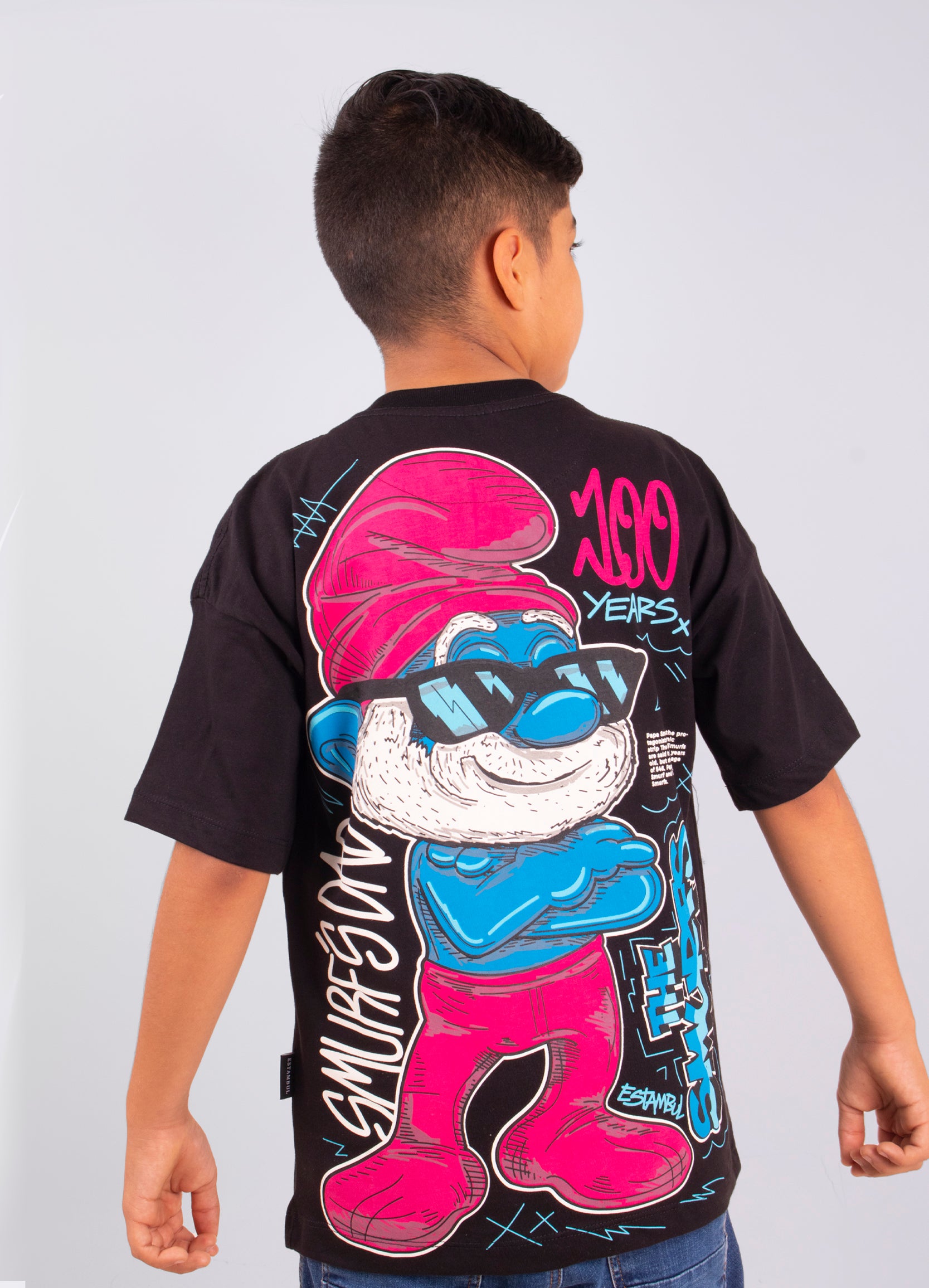 Oversize niño Pitufos