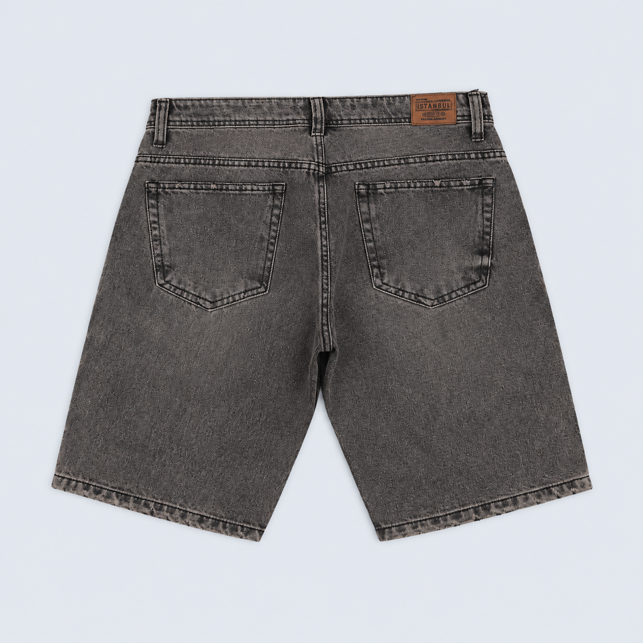 Bermuda hombre gris con rotos