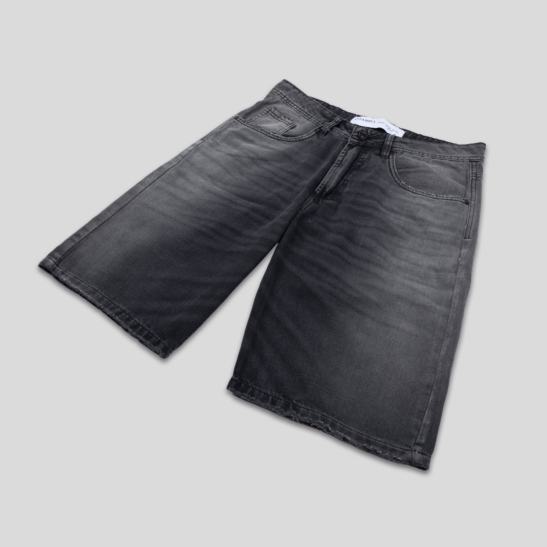 Bermuda hombre clásica gris