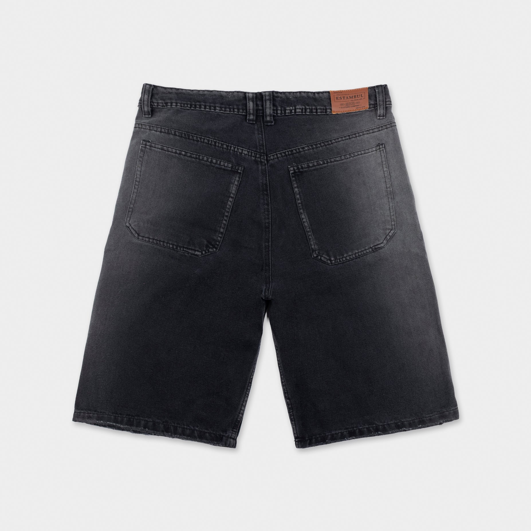 Bermuda hombre clásica gris