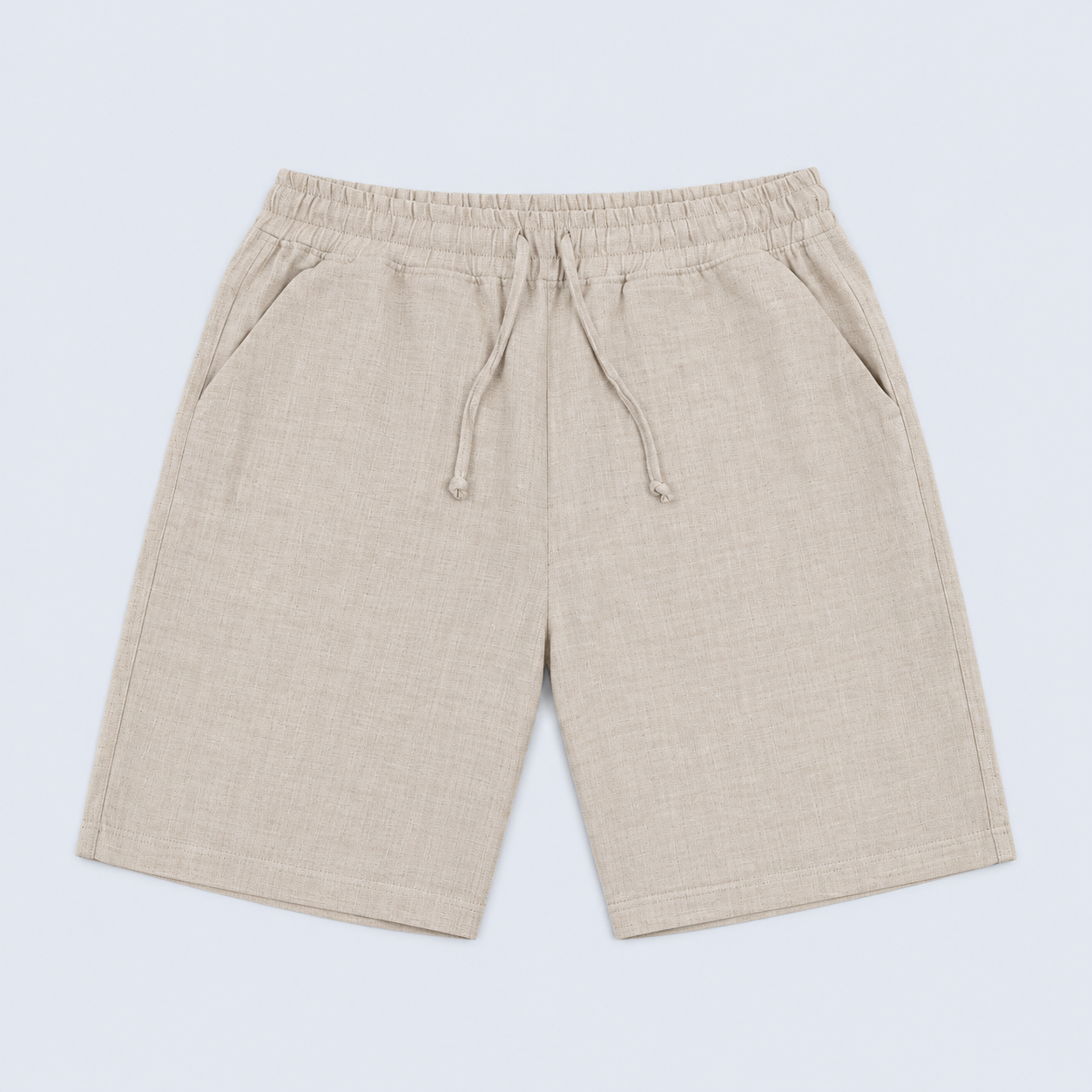Bermuda hombre en lino