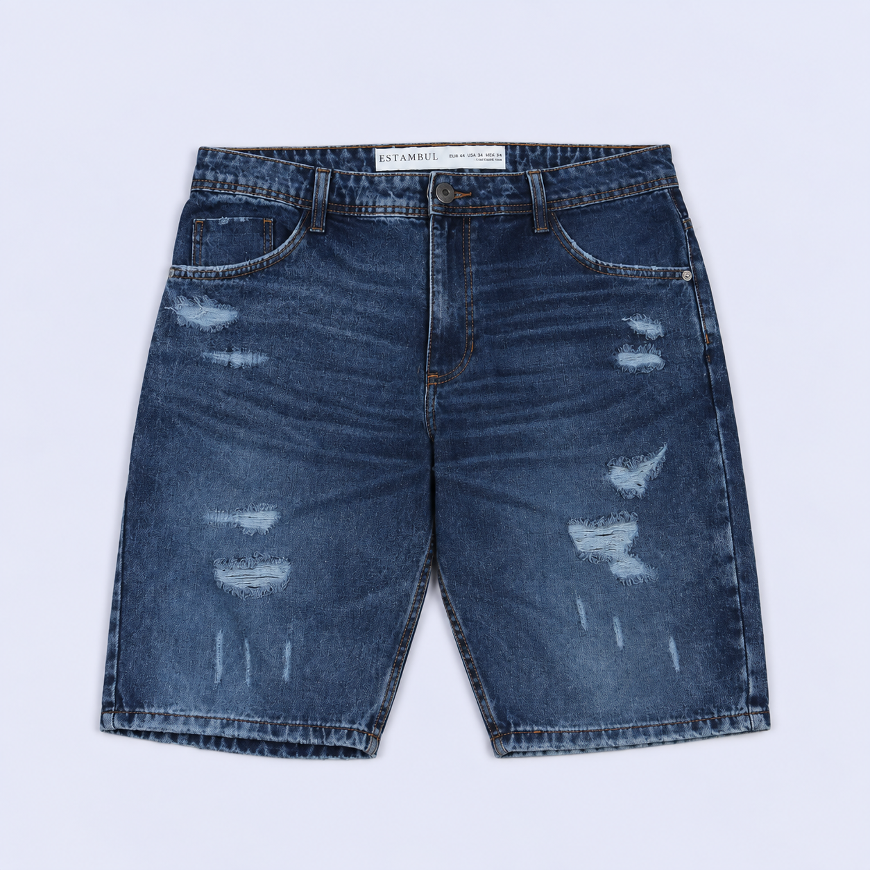 Bermuda hombre con desgaste