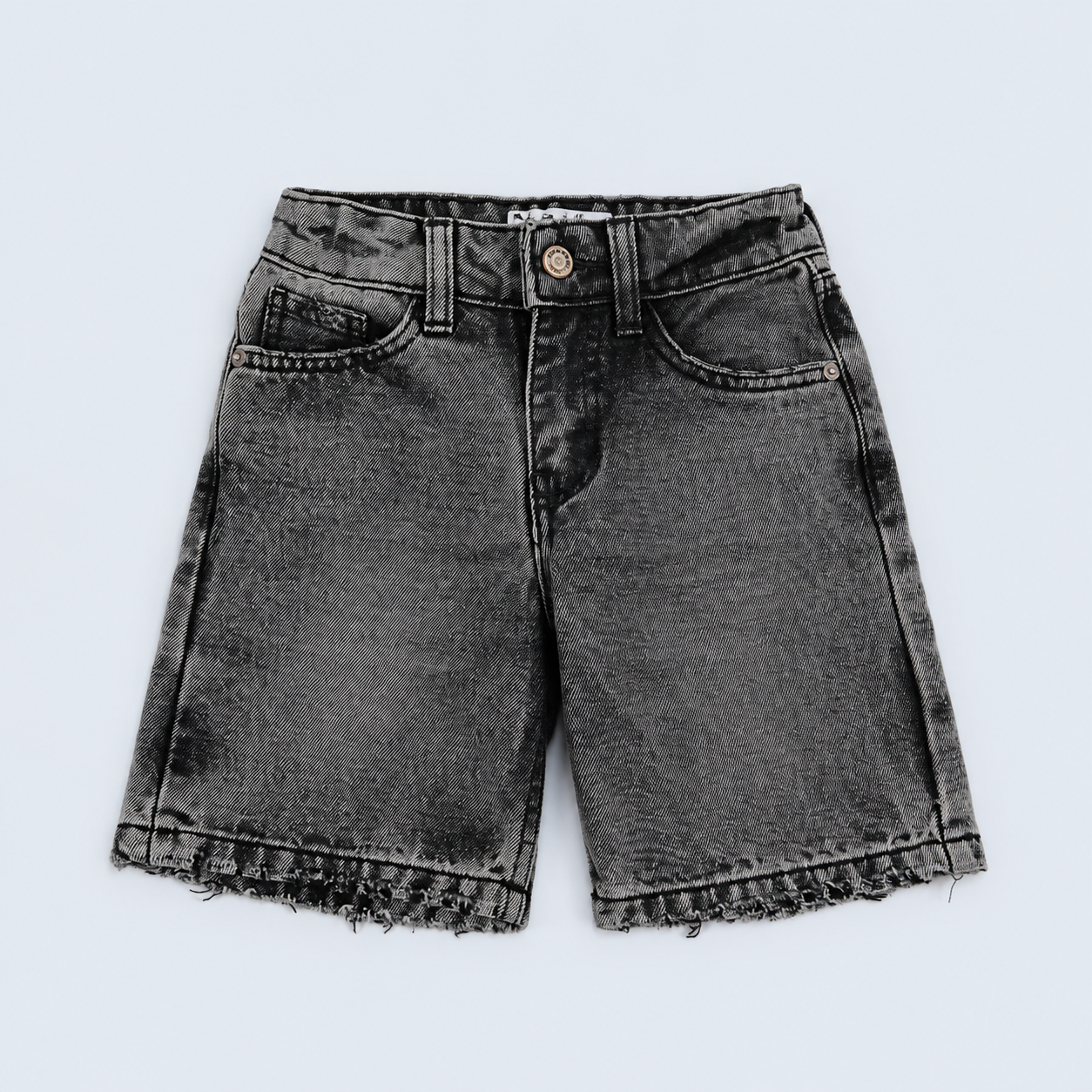Bermuda niño gris clasica