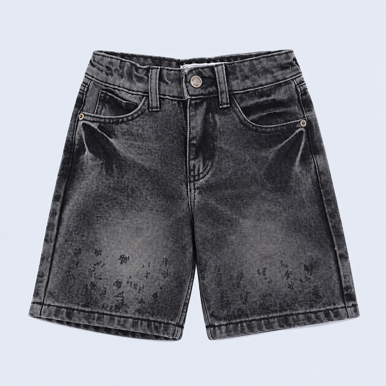 Bermuda niño rígida gris