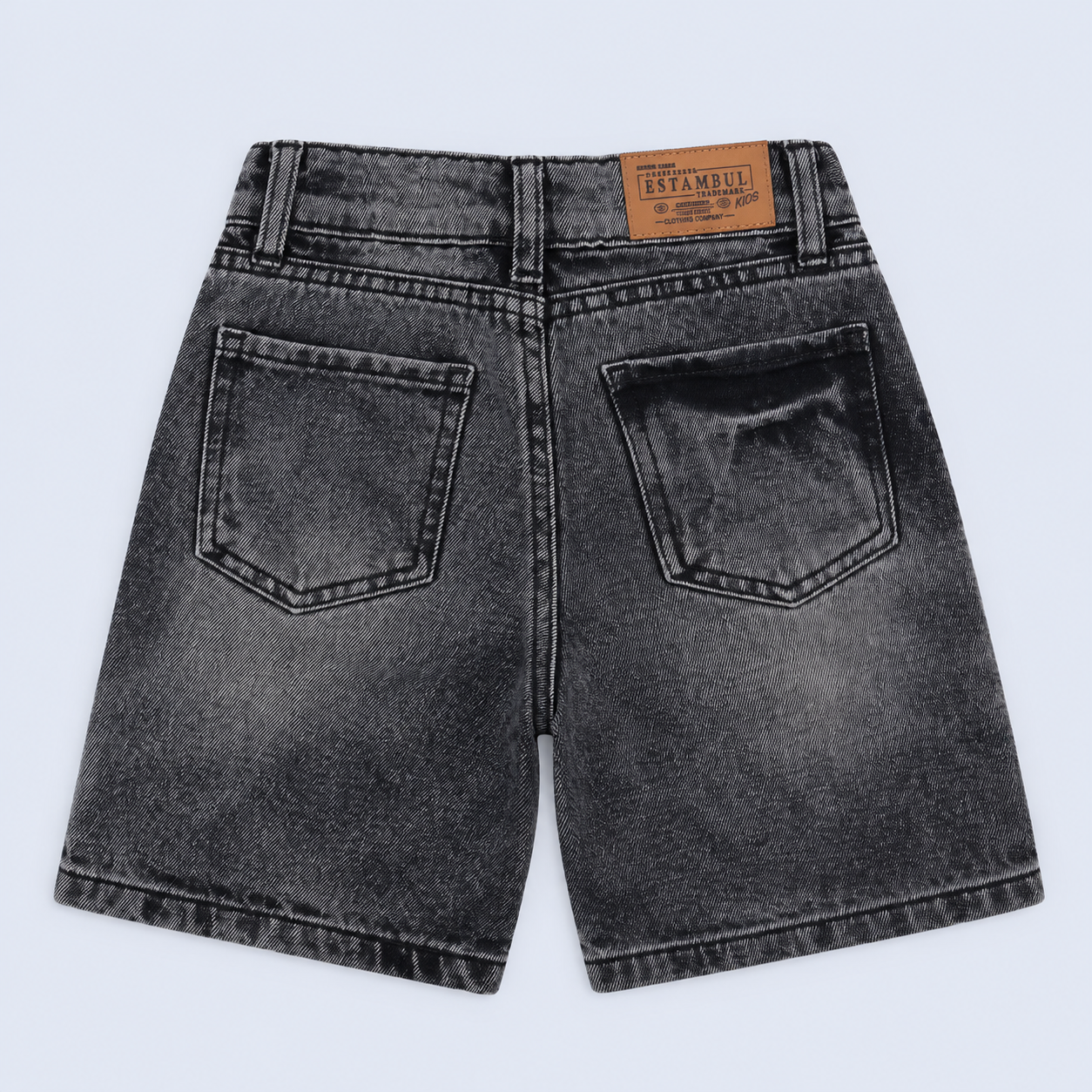 Bermuda niño rígida gris