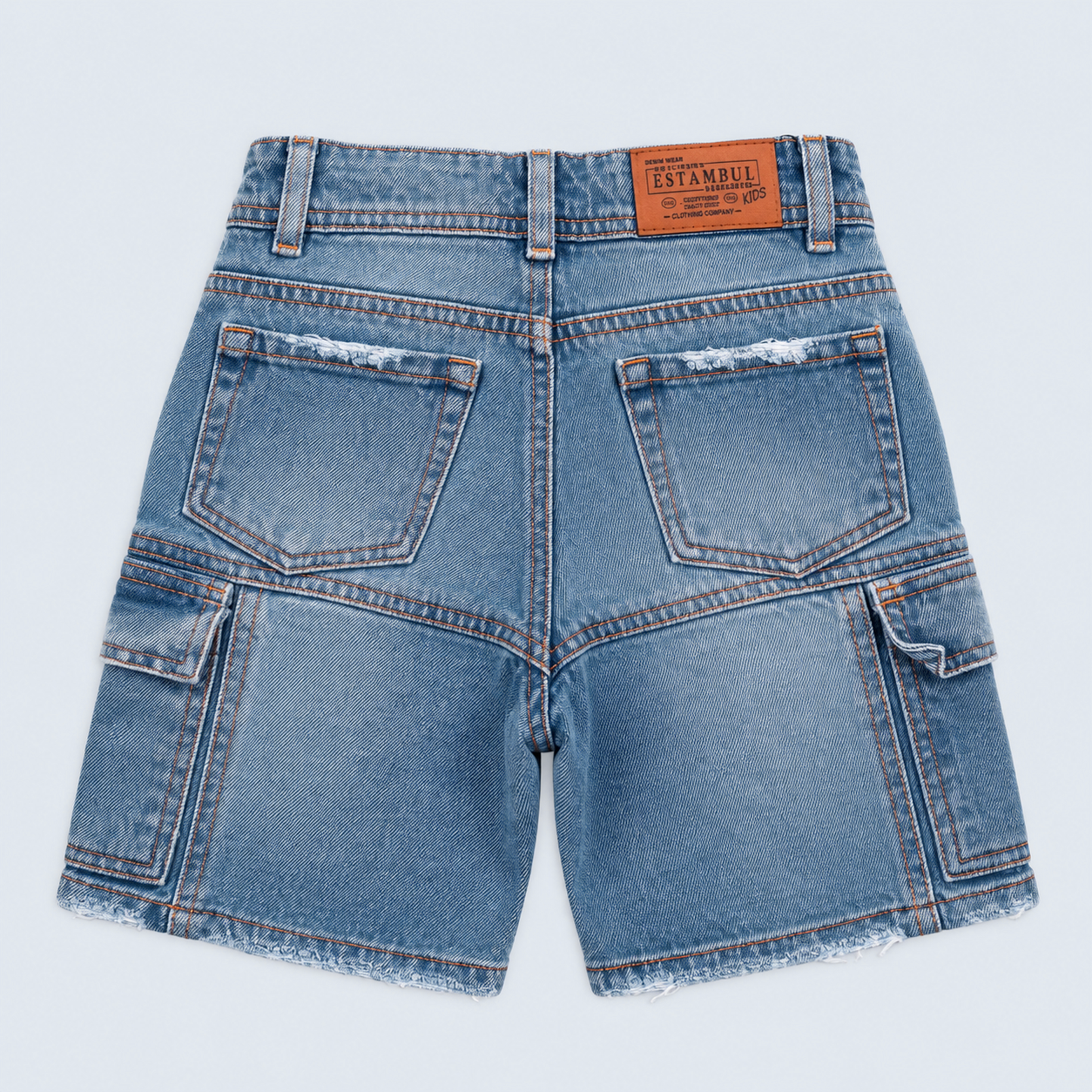 Bermuda niño rígida cargo clara