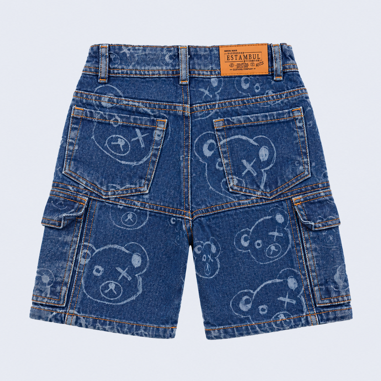 Bermuda niño rígida estampada