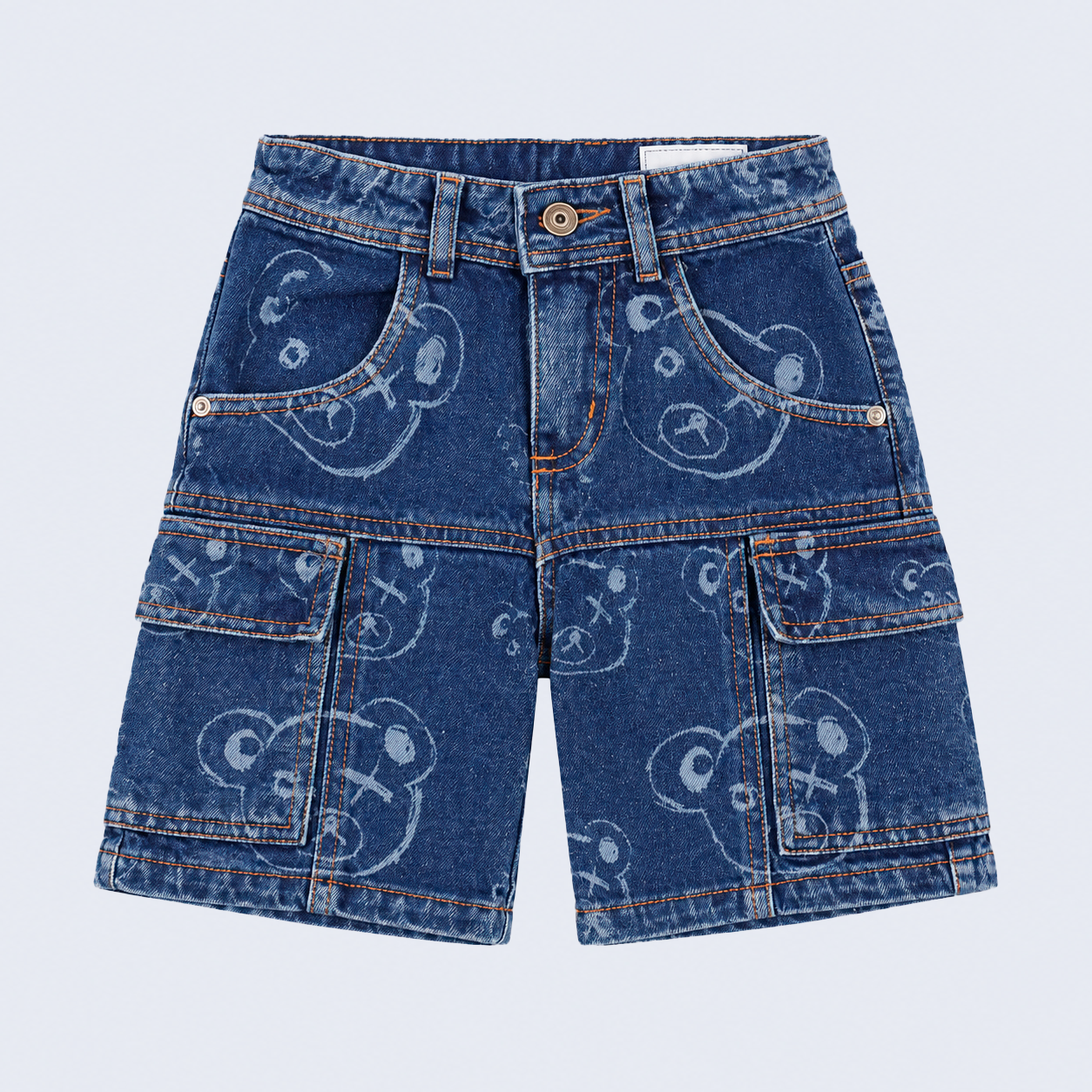 Bermuda niño rígida estampada