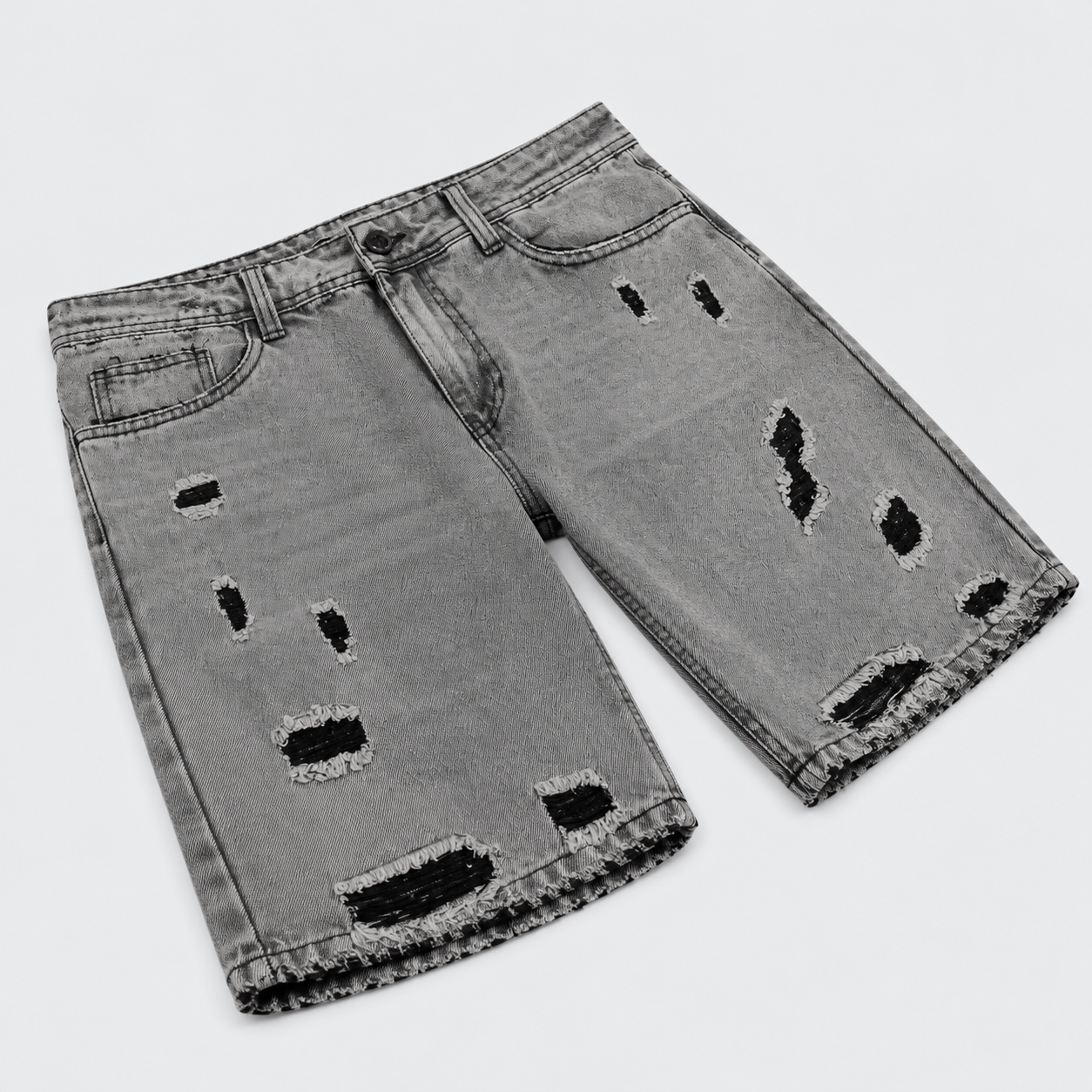 Bermuda hombre gris clara