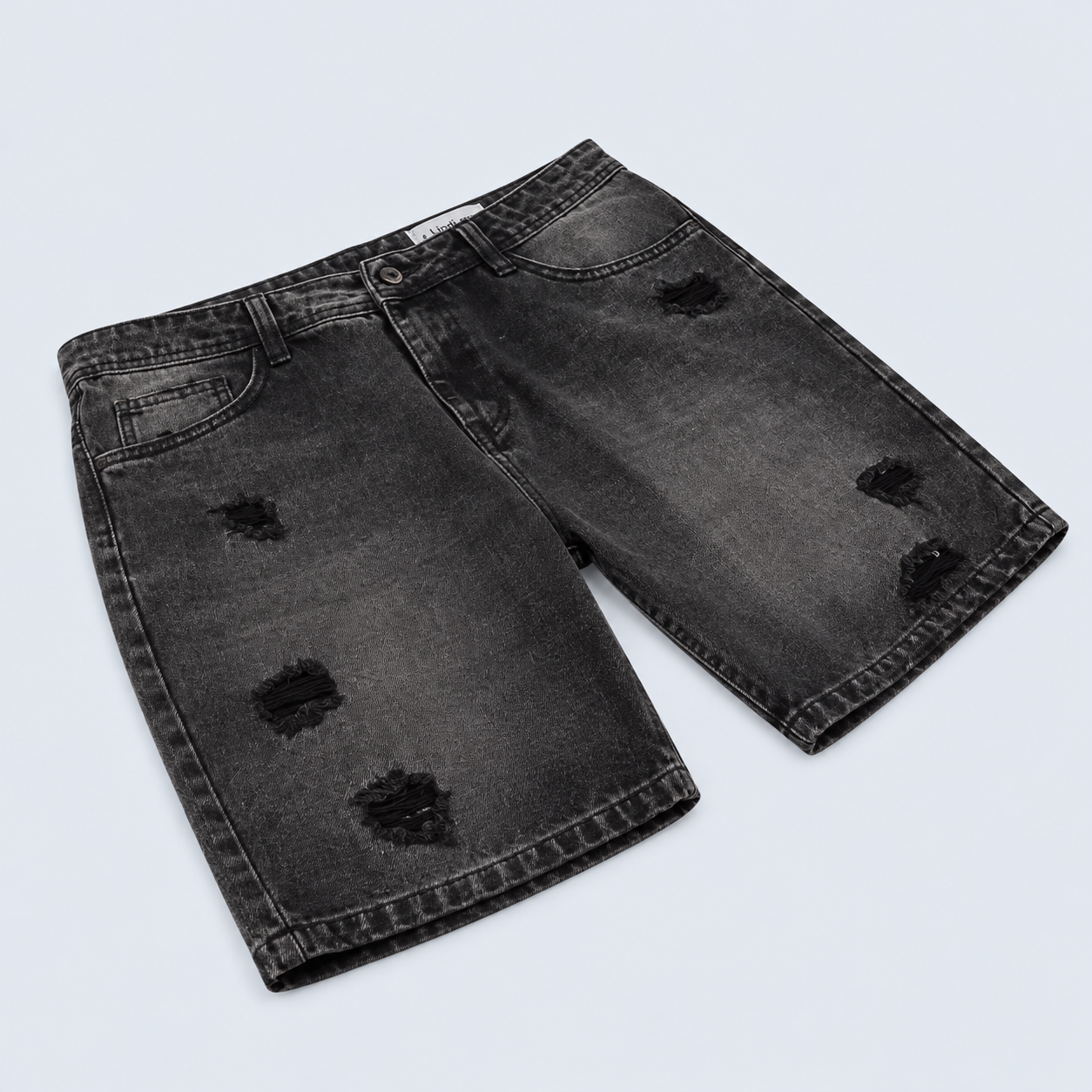 Bermuda hombre gris oscura
