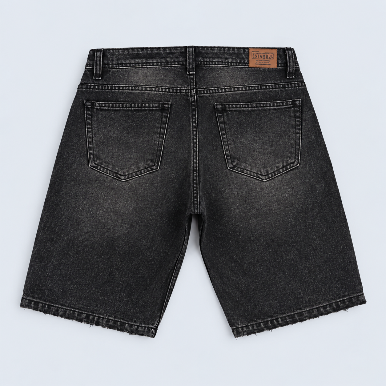 Bermuda hombre gris oscura