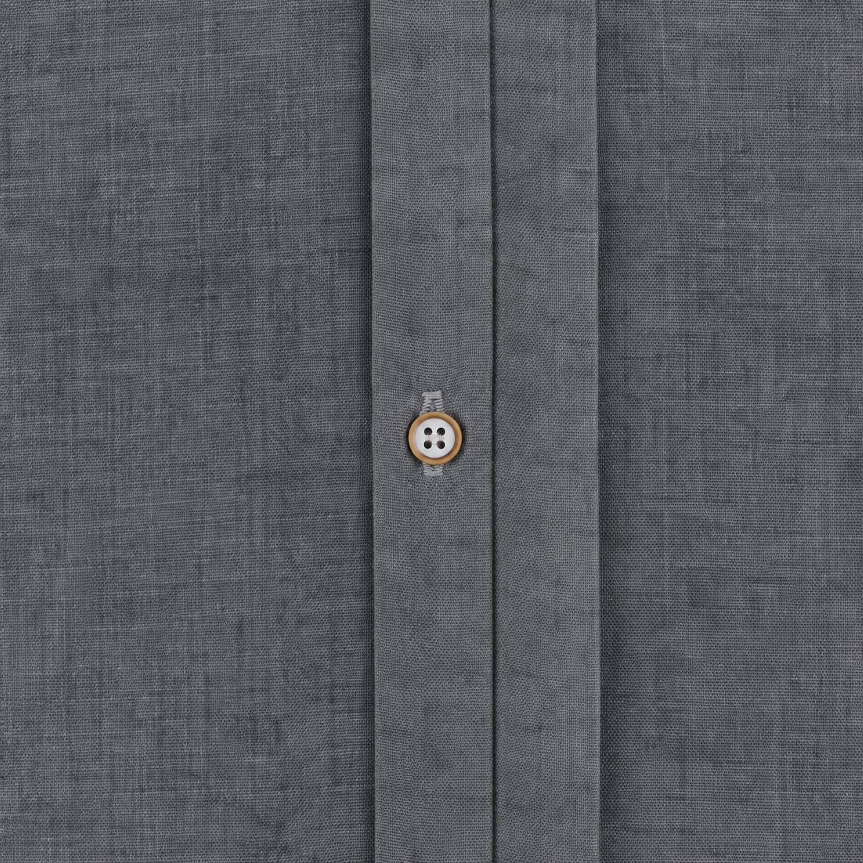 Camisa hombre cuello alto gris