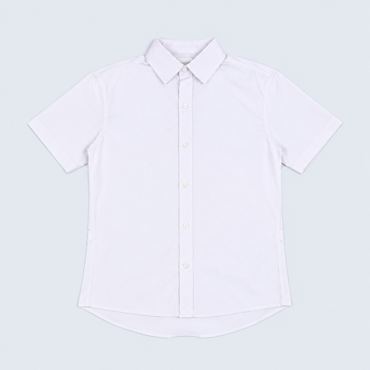 Camisa hombre cuello alto blanca