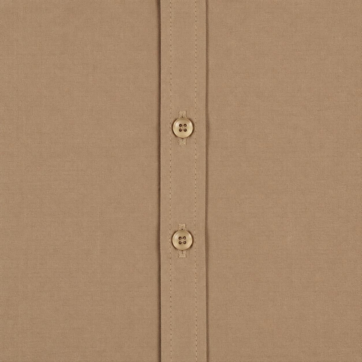 Camisa hombre cuello neru cafe