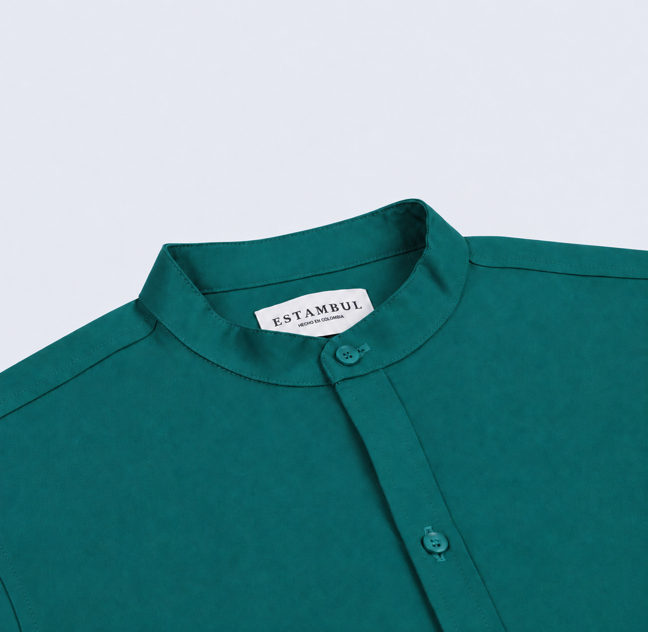 Camisa hombre cuello neru