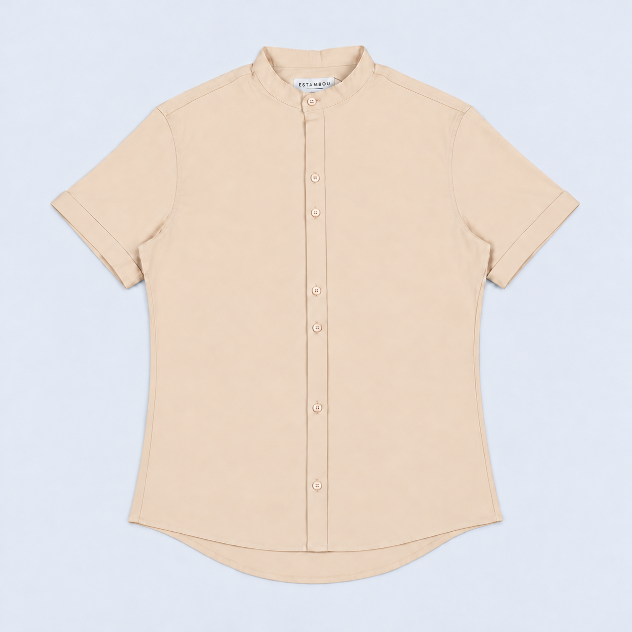 Camisa hombre cuello neru