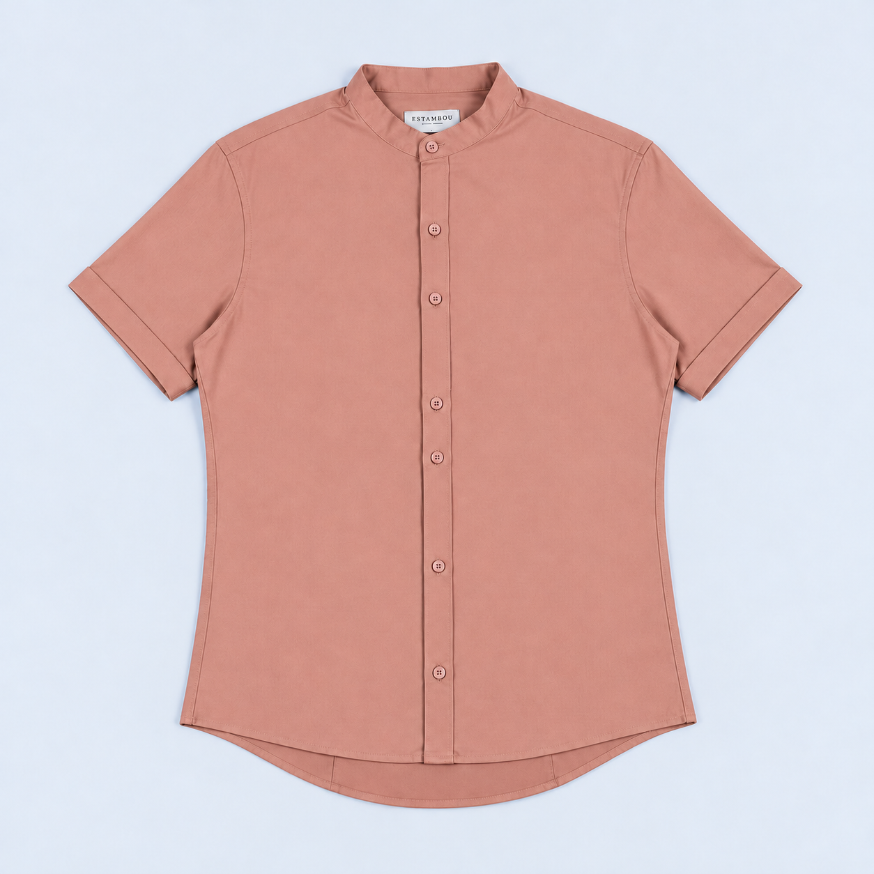 Camisa hombre cuello neru