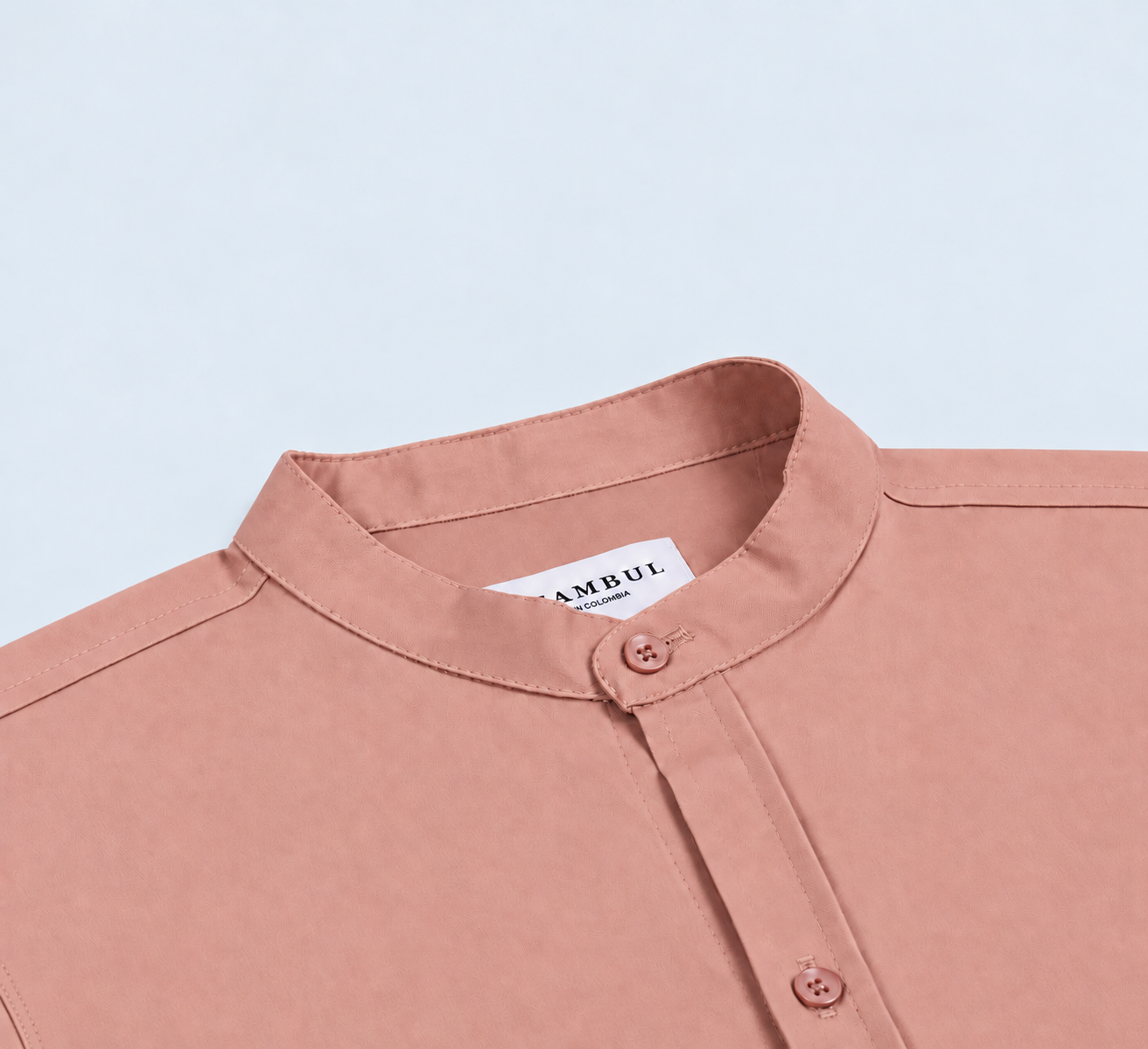 Camisa hombre cuello neru