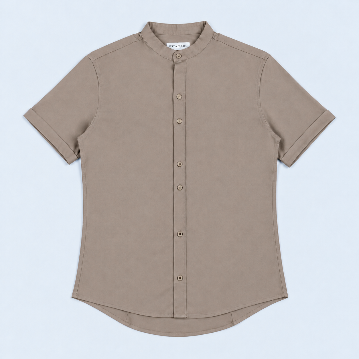 Camisa hombre cuello neru