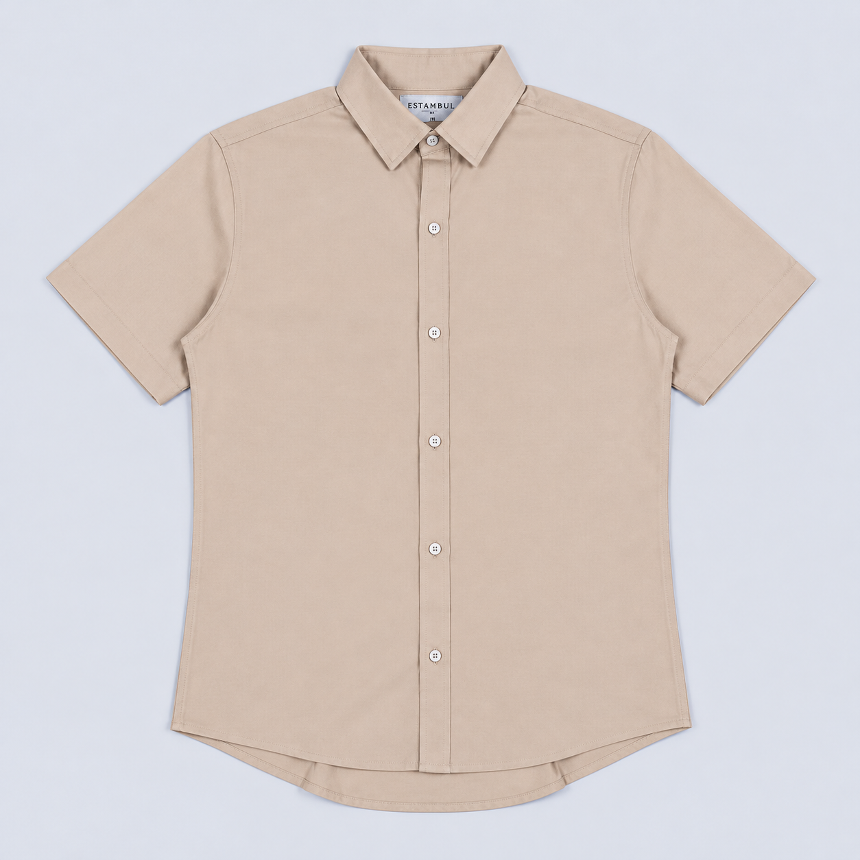 Camisa hombre cuello neru