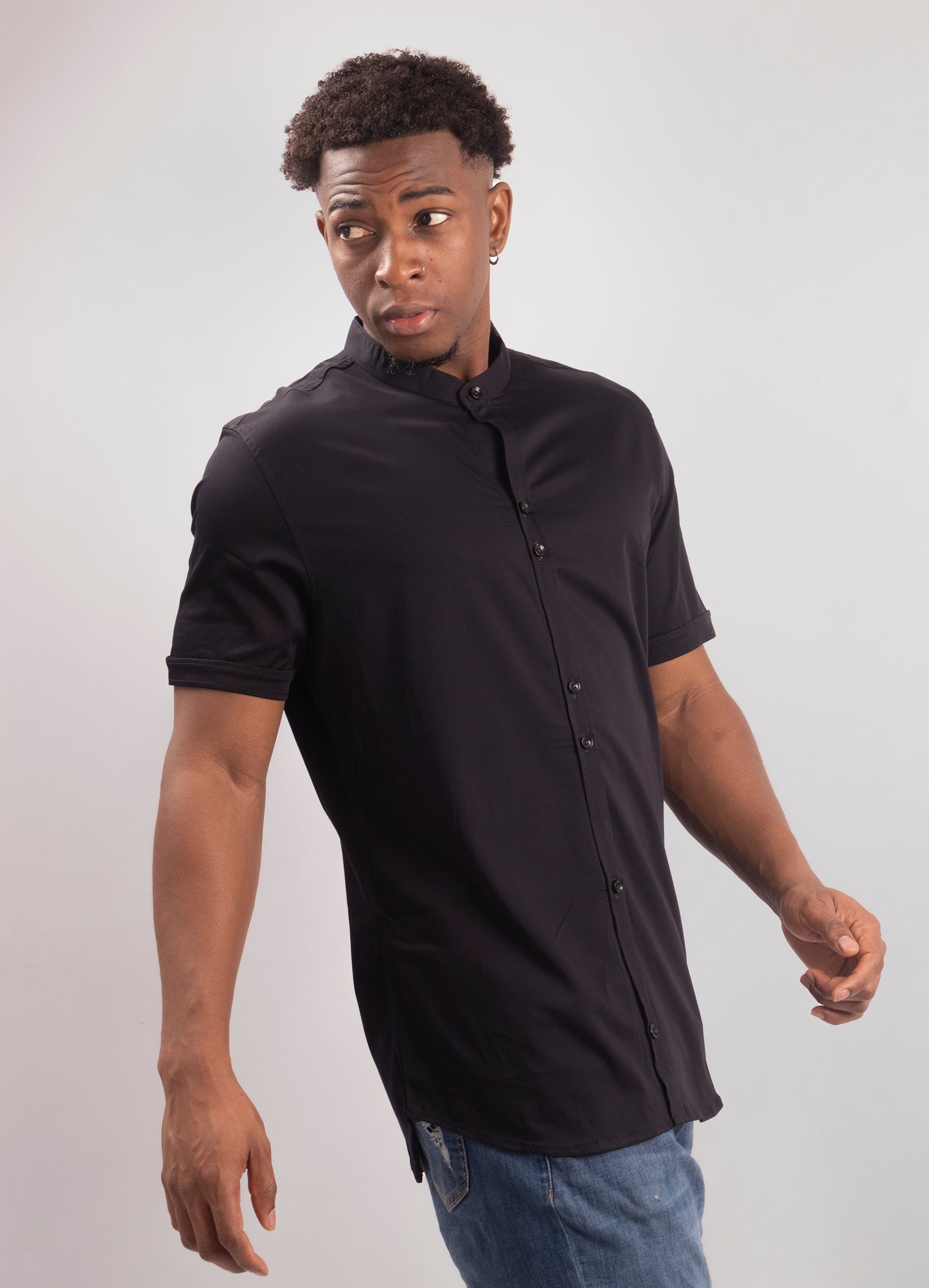 Camisa hombre Estambul negro