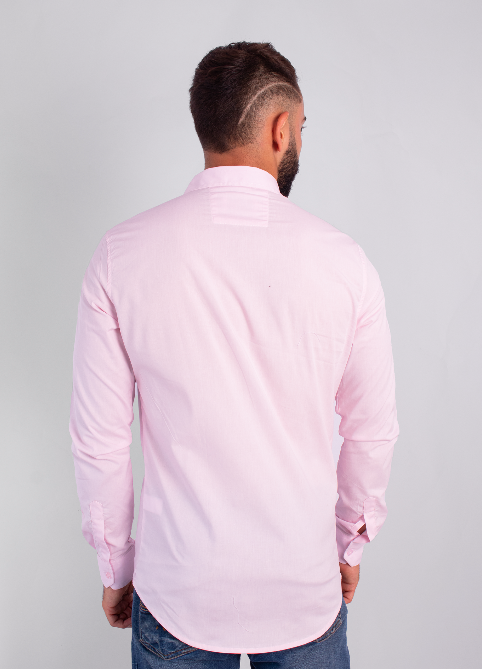 Camisa hombre ML rosada
