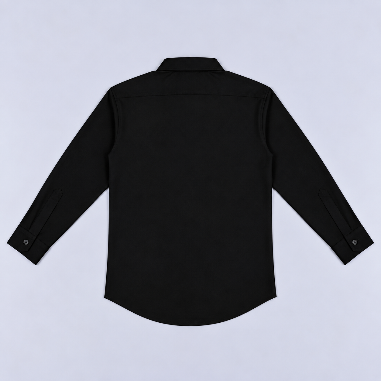 Camisa niño ML cuello negra