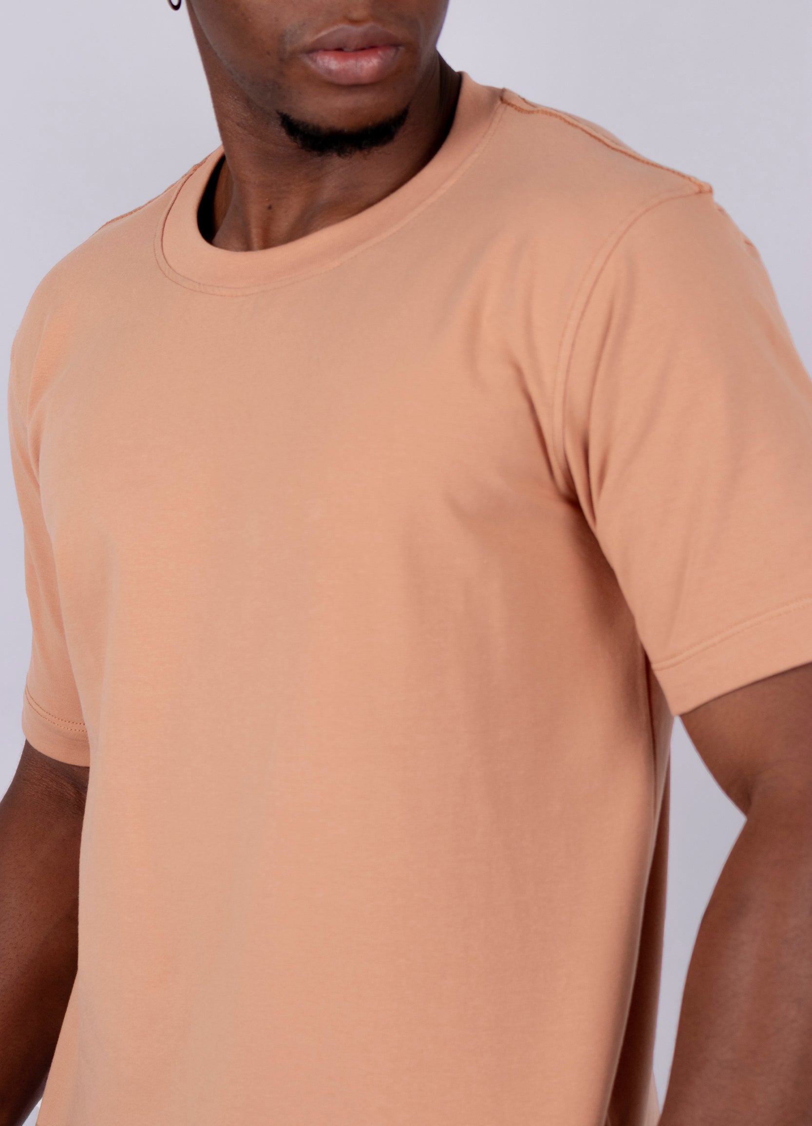 Camiseta hombre basica Camel