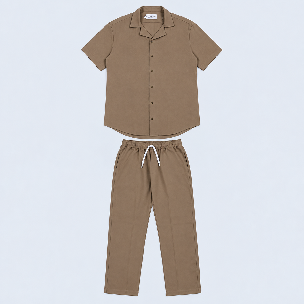 Conjunto hombre cafe
