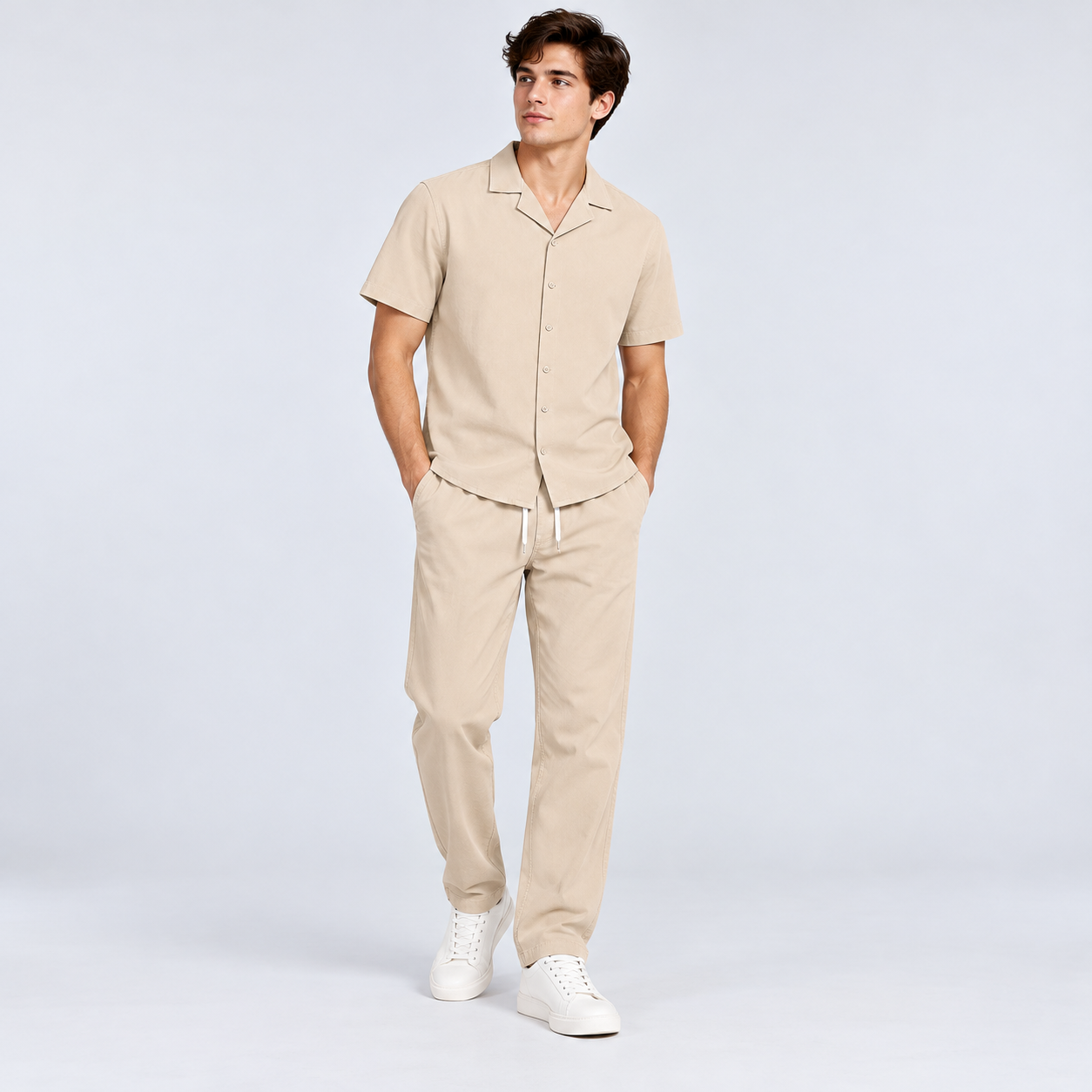 Conjunto hombre beige