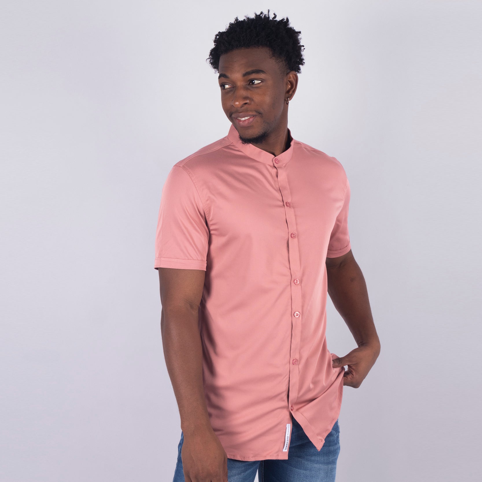 Camisa hombre basica rubor