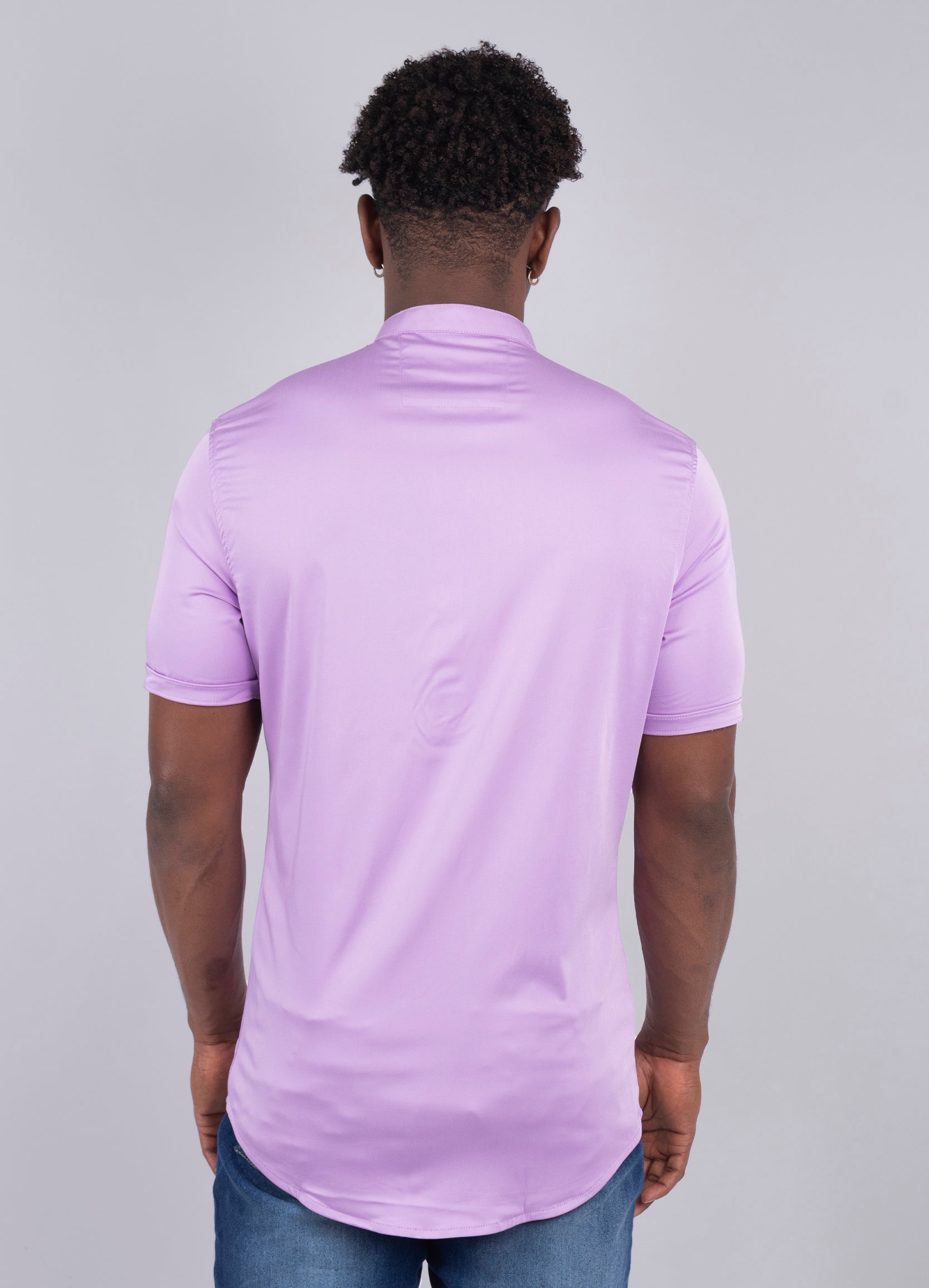 Camisa hombre neru lila