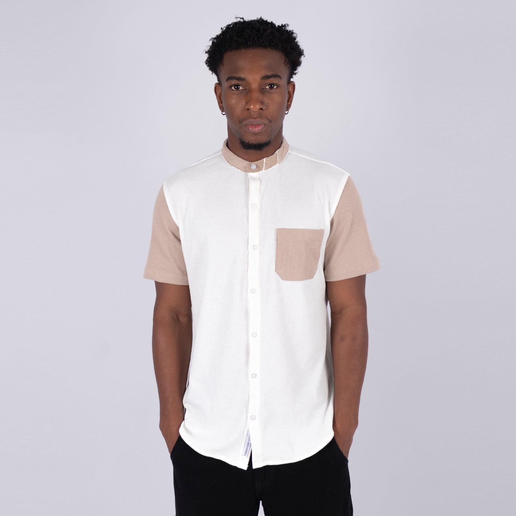 Camisa hombre textura