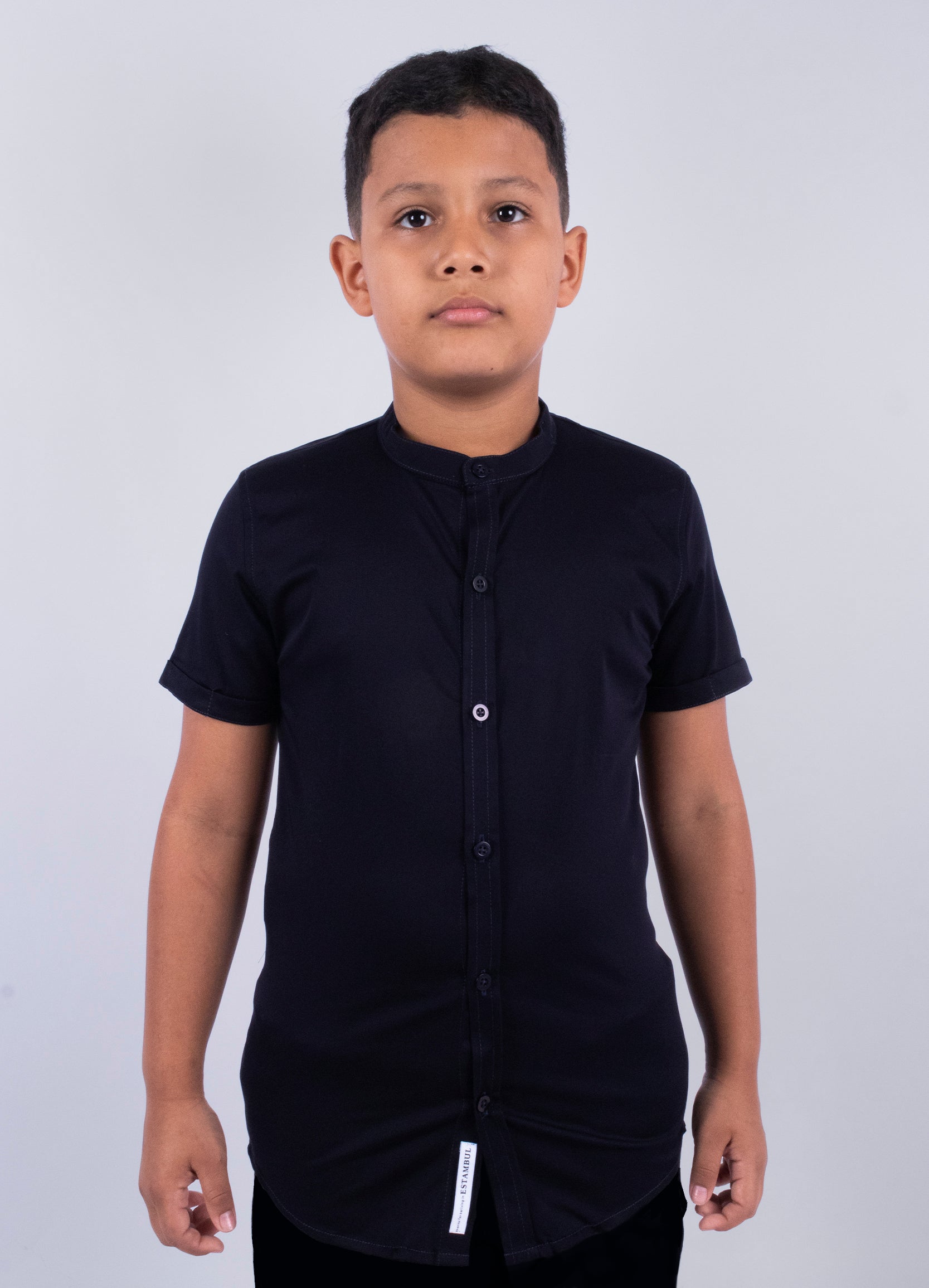 Camisa niño basica Estambul Azul O