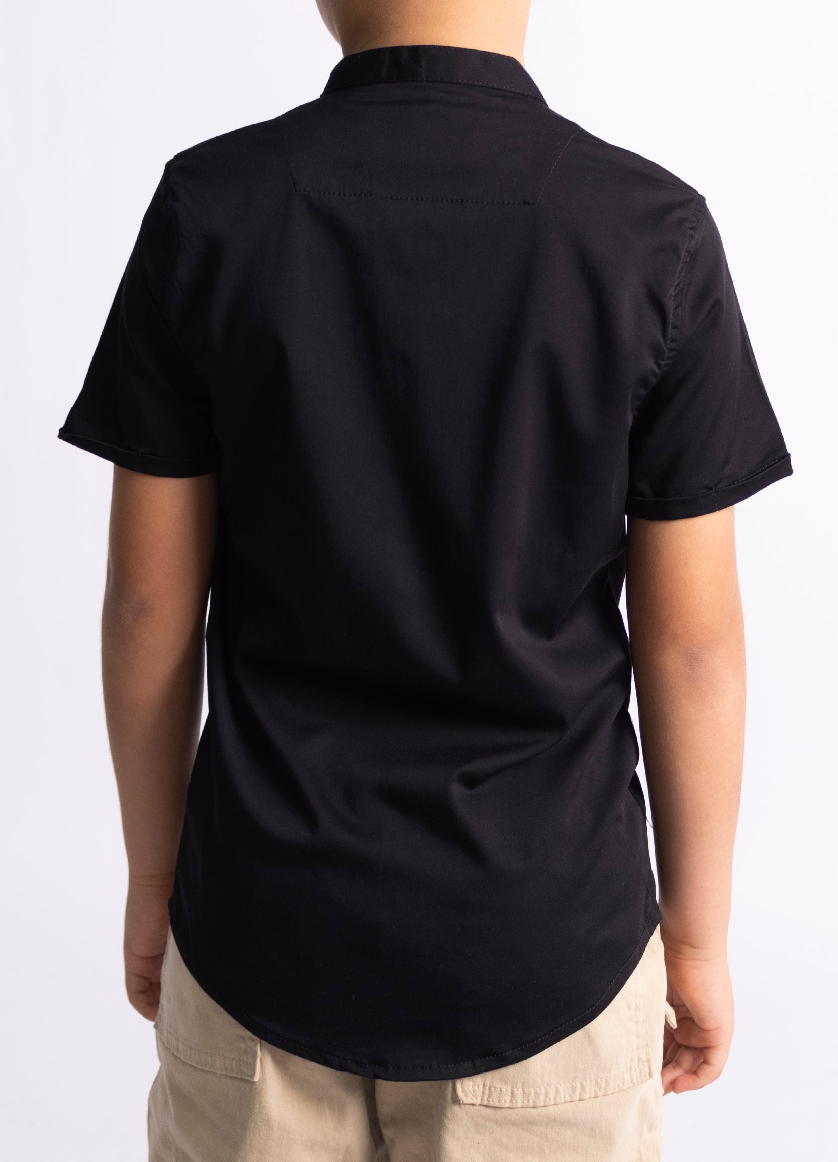 Camisa niño basica negra