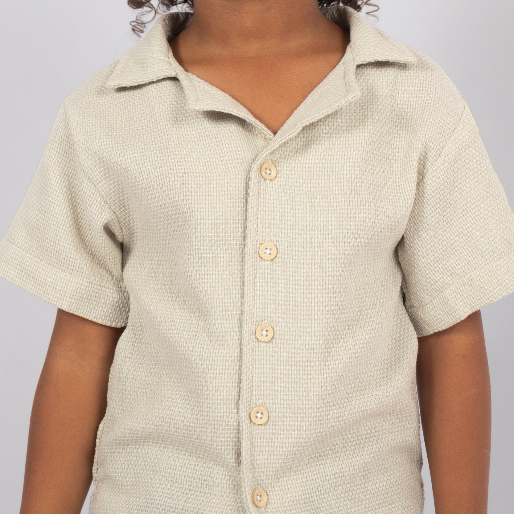 Camisa niño basica pistacho