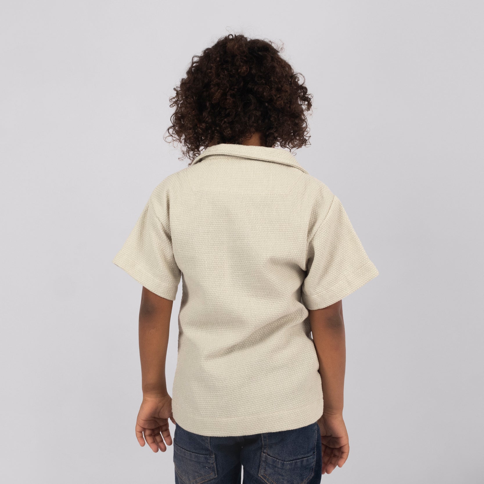 Camisa niño basica pistacho