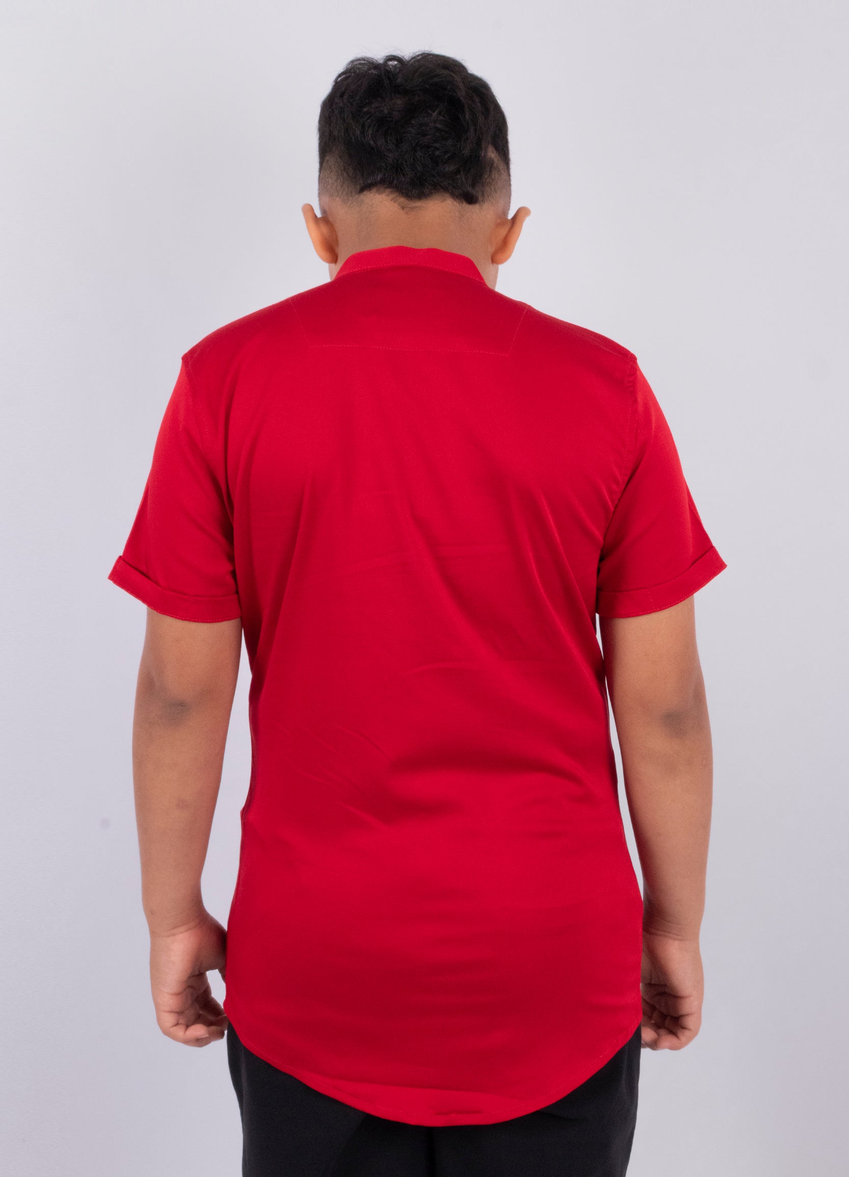 Camisa niño basica rojo